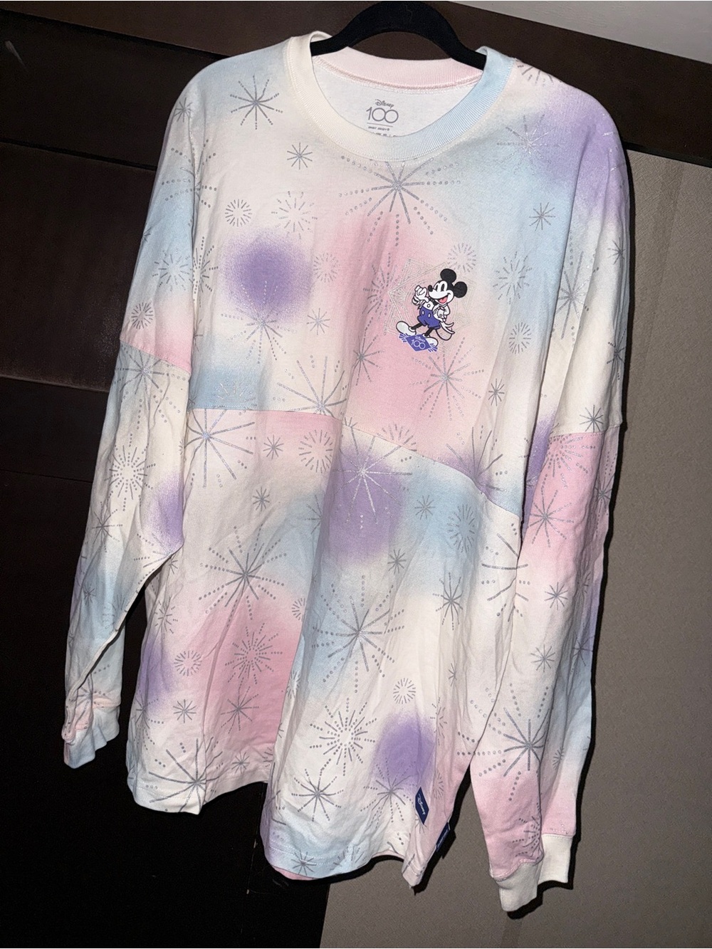 Disney 100 Pastel Mickey Mouse Long Sleeve Tee XL
